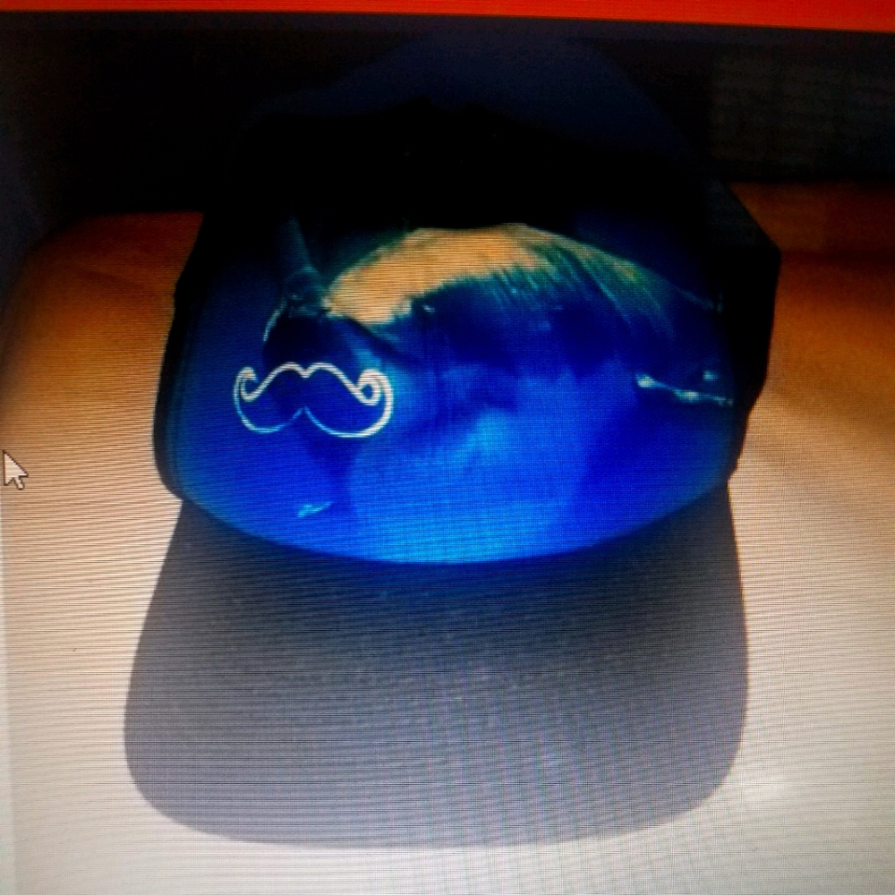 Whale mustache hat